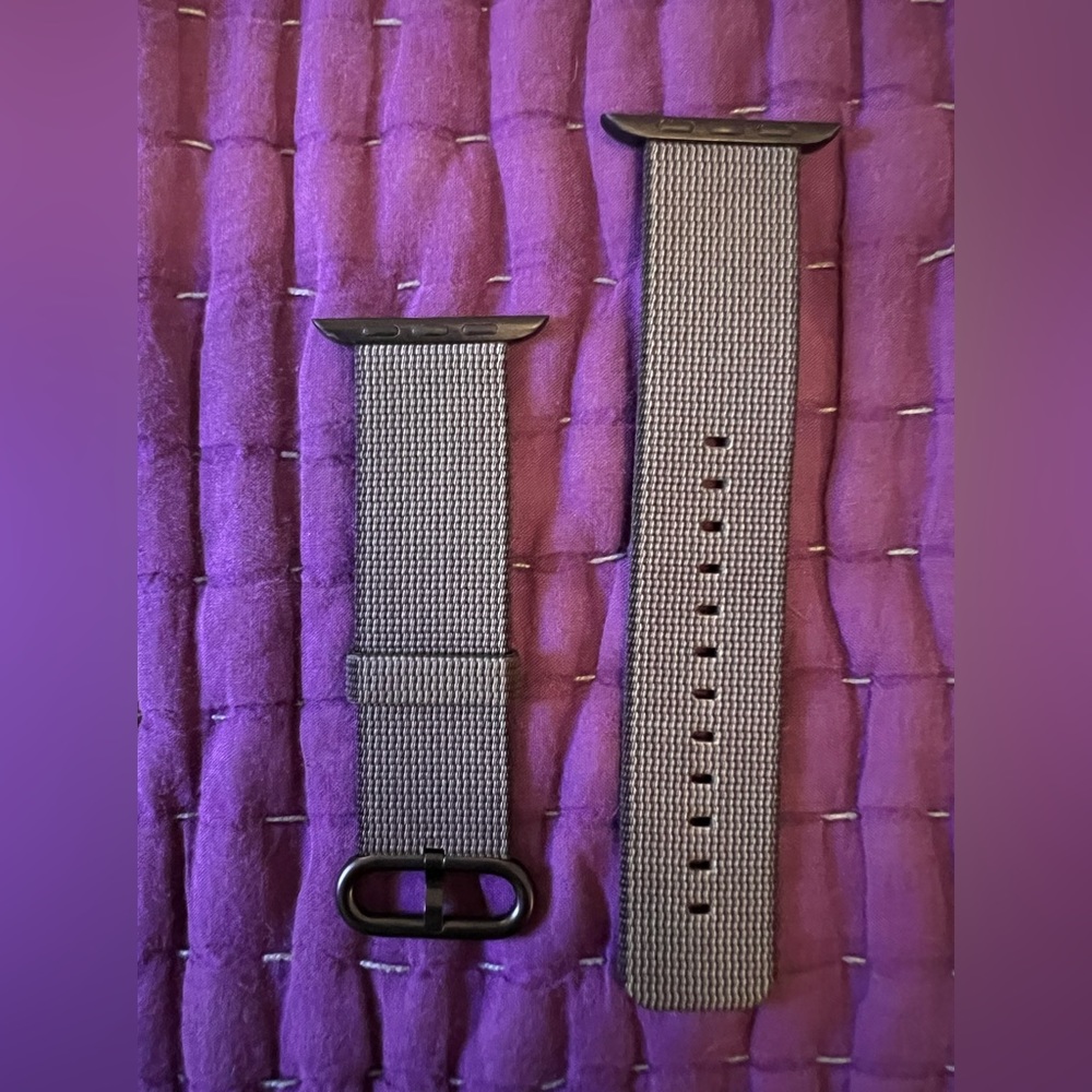black and white apple watch band 42mm 44mm 45mm 49mm NWOT